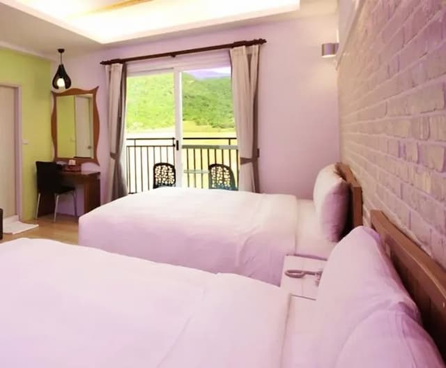 샤오위 리조트 호텔 인 더 씨 Island on the Sea-Country style quadruple room (balcony)-5