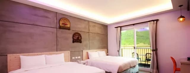 샤오위 리조트 호텔 인 더 씨 Island on the Sea-Country style quadruple room (balcony)-7