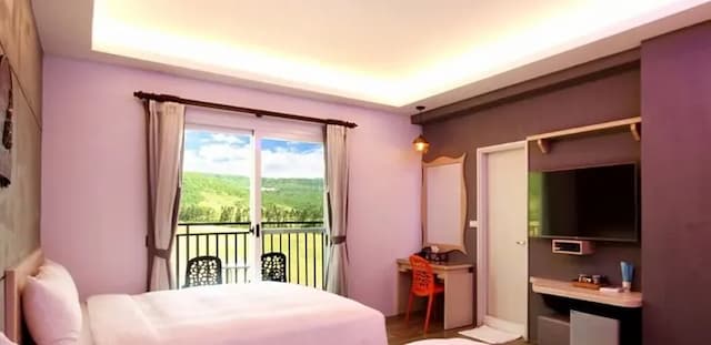 샤오위 리조트 호텔 인 더 씨 Island on the Sea-Country style quadruple room (balcony)-9