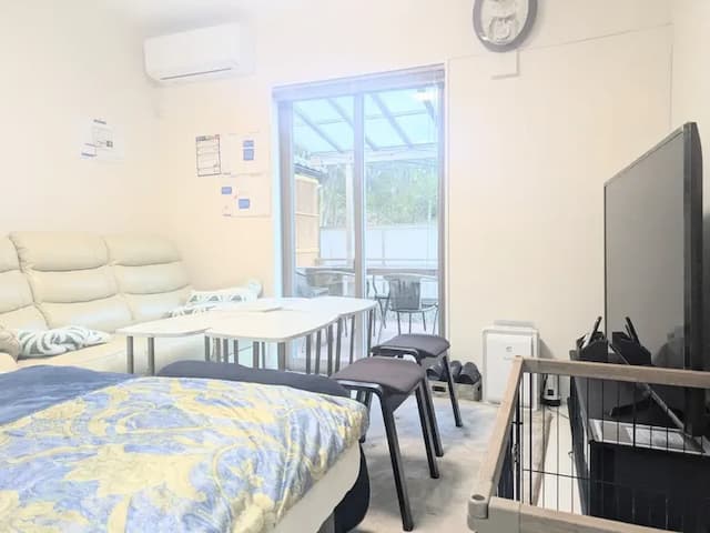 こちらのお部屋で大事な愛犬とごゆっくりお過ごし下さいませ。