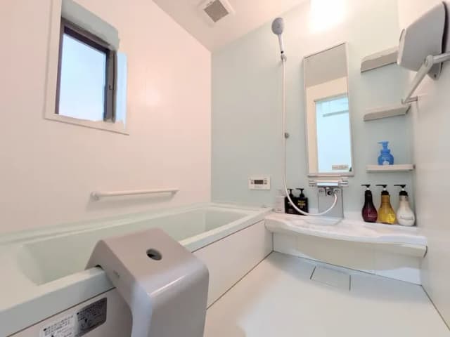 追い焚き機能付バス