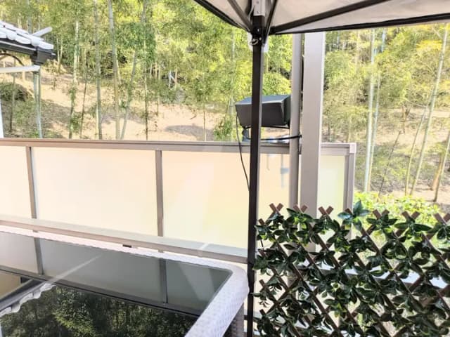 美しい景色を見ながらごゆっくりどうぞ