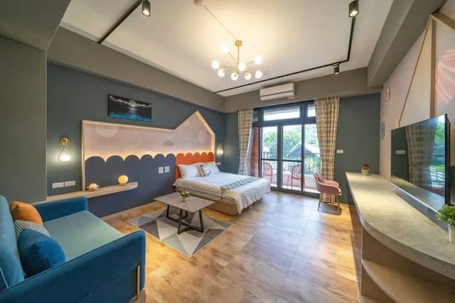 秀森山民宿-雙人房附陽台-3