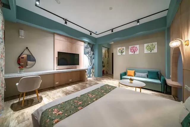 秀森山民宿-雙人房附陽台-7