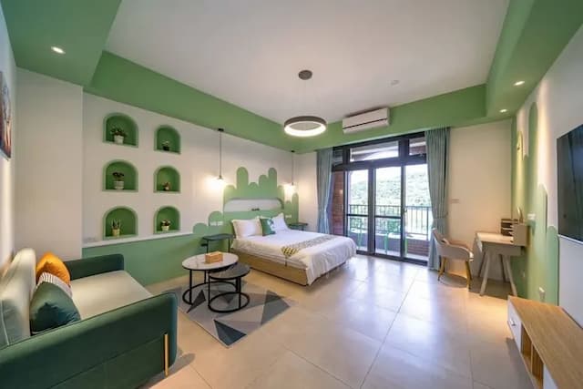 秀森山民宿-雙人房附陽台-1