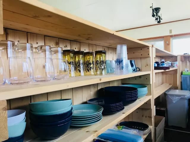 食器類はご自由にお使い頂けます。