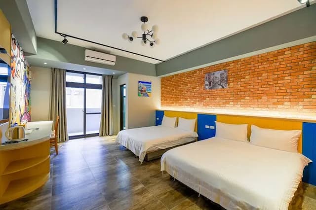 秀森山民宿-四人房附陽台-3