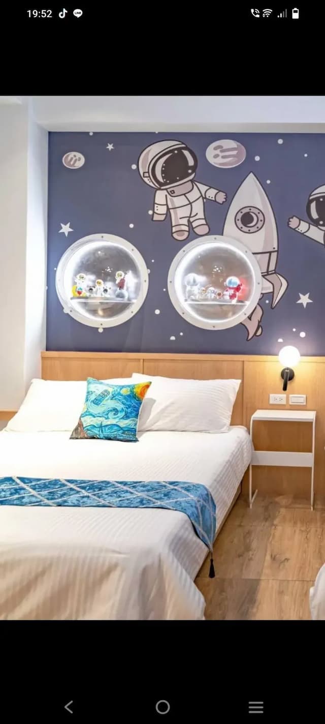 秀森山民宿-四人房附陽台-6