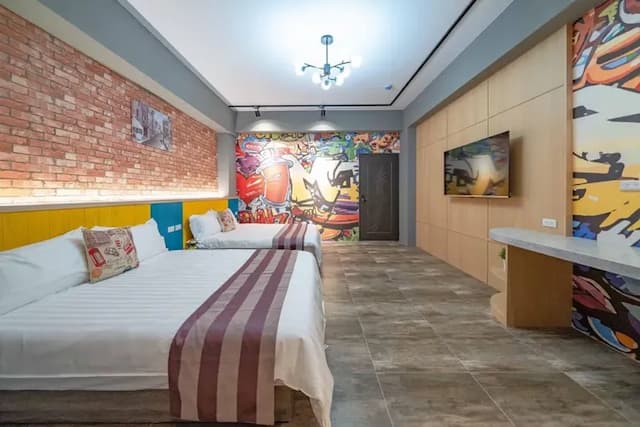 秀森山民宿-四人房附陽台-2