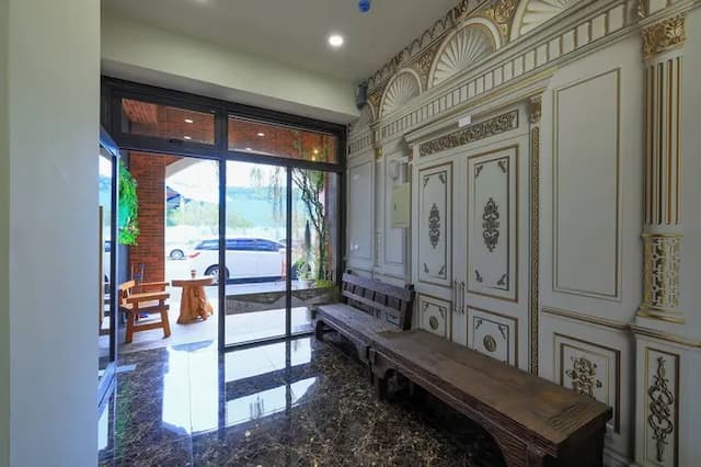 秀森山民宿-四人親子滑梯房附陽台-4