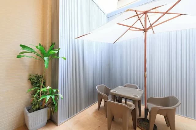 秀森山民宿-四人親子滑梯房附陽台-5