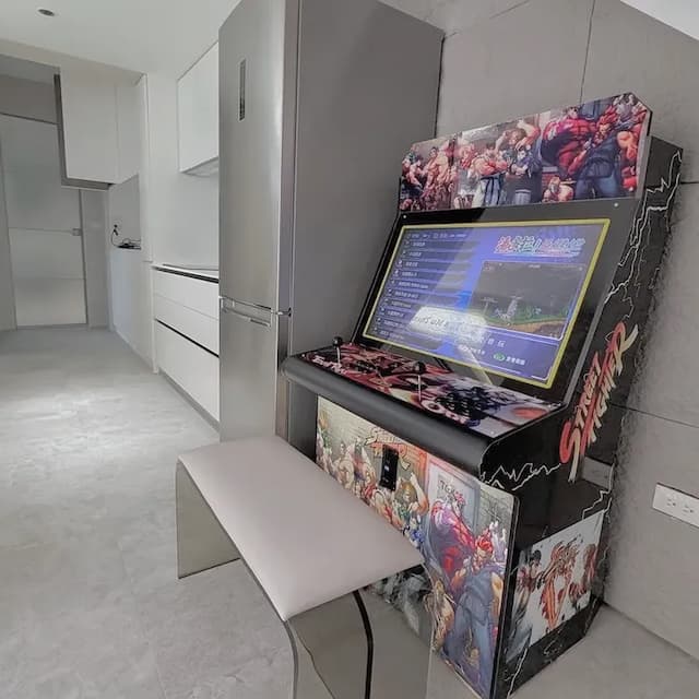 Mu Zheng Farm_Yan 2 Hall｜6~14 people Chiayi Private Bed and Breakfast｜Karaoke_Electric Mahjong_Barbeque_Super large projector_Electric arcade_Kitchen-Mu Zheng Farm_Yan 2 Hall｜Private B&B for 6~14 people｜Karaoke, electric arcade, barbecue, 85-inch TV-6