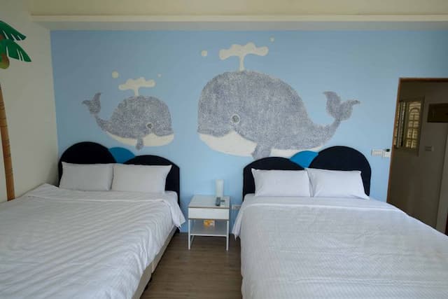 썬니 홈 (Sunny Home)-Whale parent-child quadruple room-6
