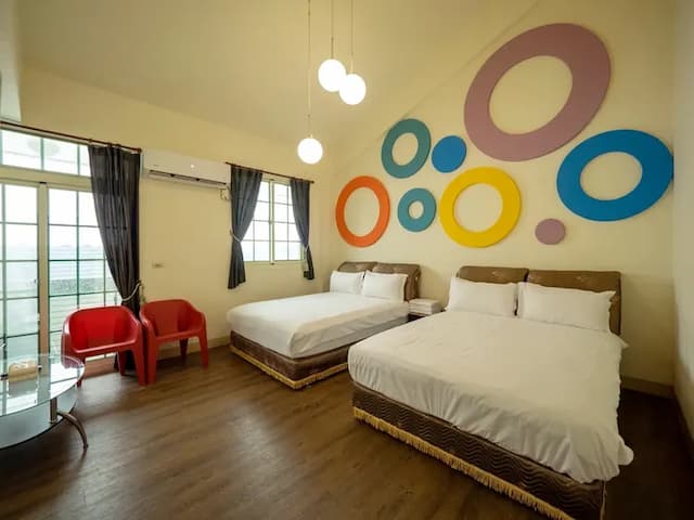 花蓮小熊城堡民宿-四人房-附陽台-1