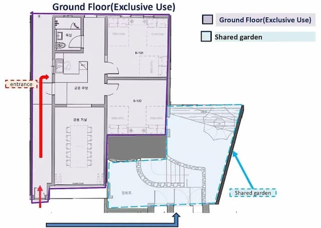 Yoon house-New] Serene Hongdae GardenSuite 0F ,5min from AREX Q-10