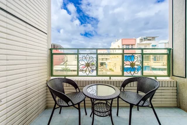 櫻花民宿-豪華雙人房-附陽台-14