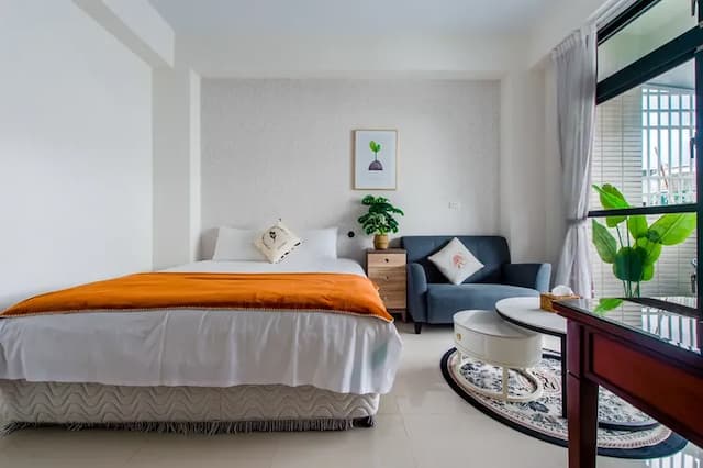 櫻花民宿-豪華雙人房-附陽台-10