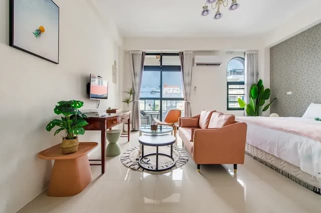 櫻花民宿-豪華雙人房-附陽台-4