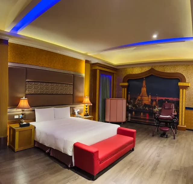 薇風精品汽車旅館 l 免費早餐-貴族情人房-1