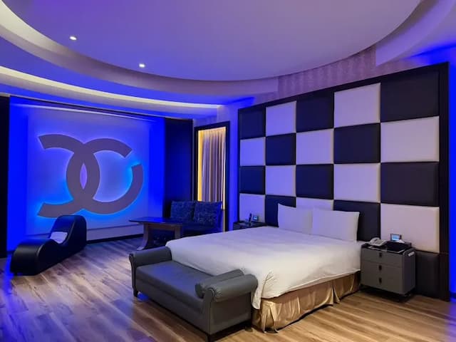 薇風精品汽車旅館 l 免費早餐-貴族情人房-6