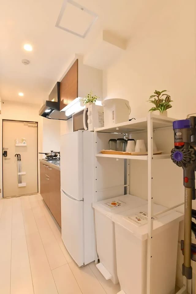 FL民宿 日本橋｜浪速區/車站步行6分/1 至 4 人/一線直達京都/40 吋電視+Netflix-位於大阪充滿活力的浪速區的舒適公寓，車站步行6分鐘，可供 1 至 4 人入住，配備 40 吋電視（可收看 Netflix）-15