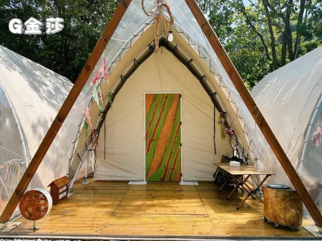 帆船村露營區｜獨家8折起！豪華露營一泊三食-【豪華露營】G金沙-1