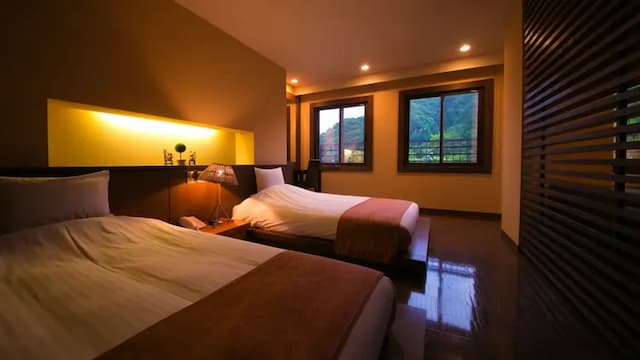 湯之澤溫泉 時之宿堇-雙人房 西式房【葵】無浴室、禁煙-1