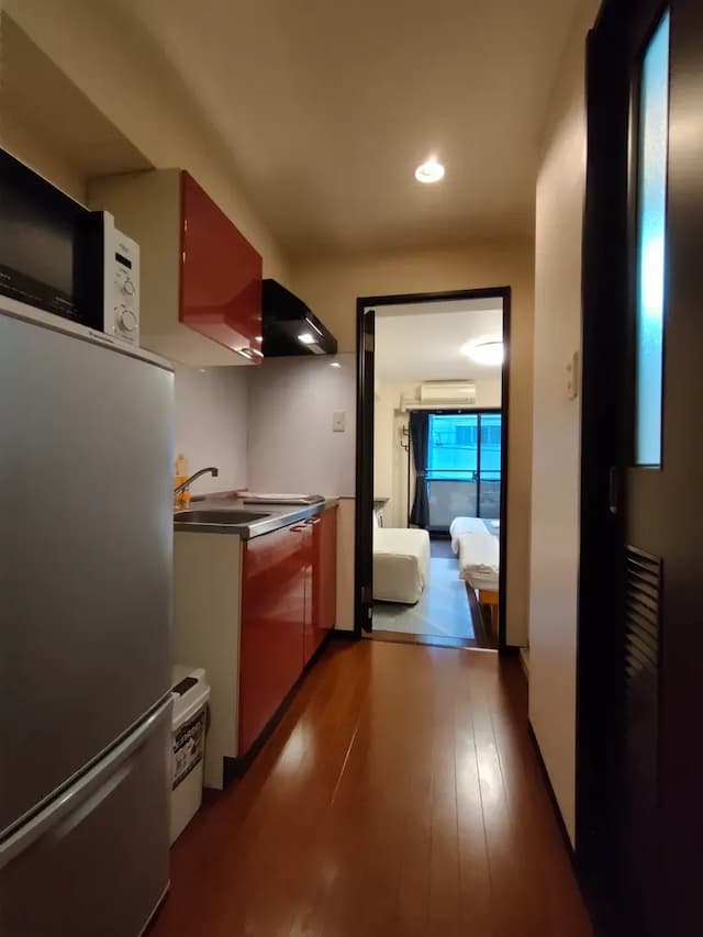 Within walking distance of Airport Bus Terminal/JR Namba Station, 5 minutes walk from JR Ashiharabashi Station, 1 room per floor-South Village 201-3
