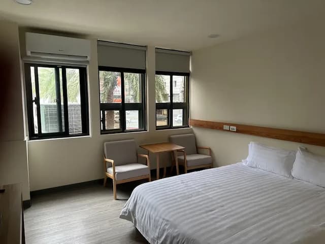 慢且洄瀾文旅飯店｜花蓮市中心美食吃不停｜香榭大道上-標準雙人房 - 無停車位-4