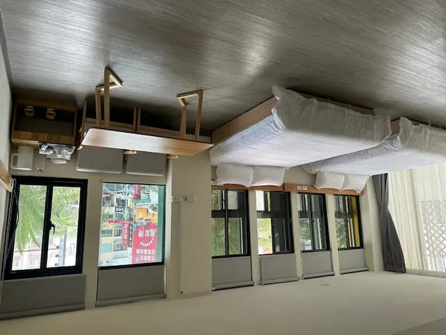 慢且洄瀾文旅飯店｜花蓮市中心美食吃不停｜香榭大道上-標準四人房 - 無停車位-5