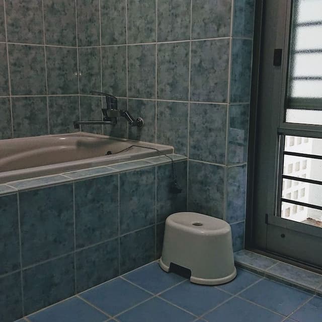 ビーチで遊んで直接お風呂場に！