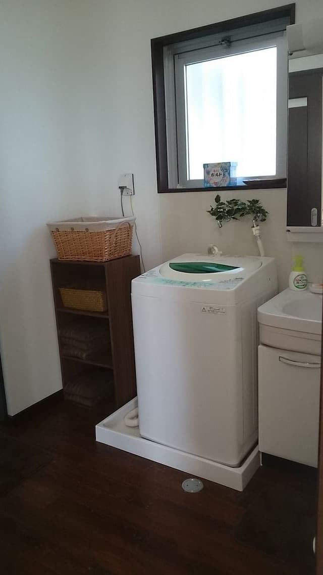 洗濯機も完備