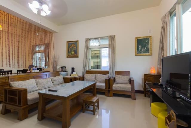 耕夢園度假民宿 | 16人花蓮villa包棟 | 親子友善 | 山泉戲水泳池（夏季開放）＆大草坪、烤肉亭＆戶外開放式廚房-溫馨居家館6人（2房1衛1廳※無戲水池設施)-6