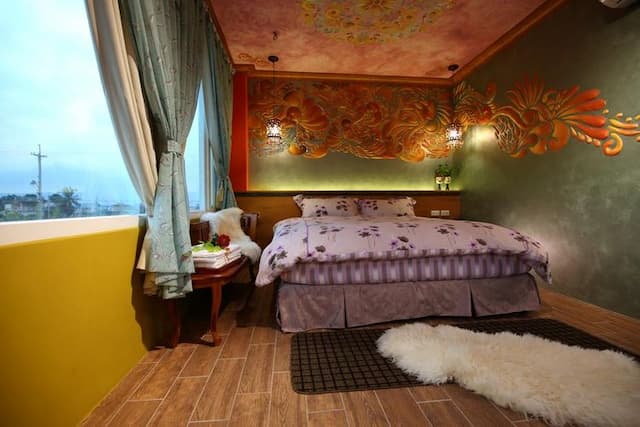 思森活田園民宿｜兒童遊戲區x露台｜享早餐｜預約BBQ-雙人房 (隨機不挑房)-3