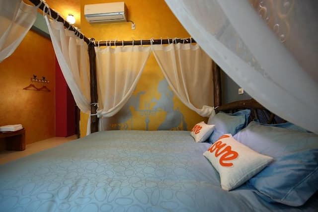 思森活田園民宿｜兒童遊戲區x露台｜享早餐｜預約BBQ-雙人房 (隨機不挑房)-7