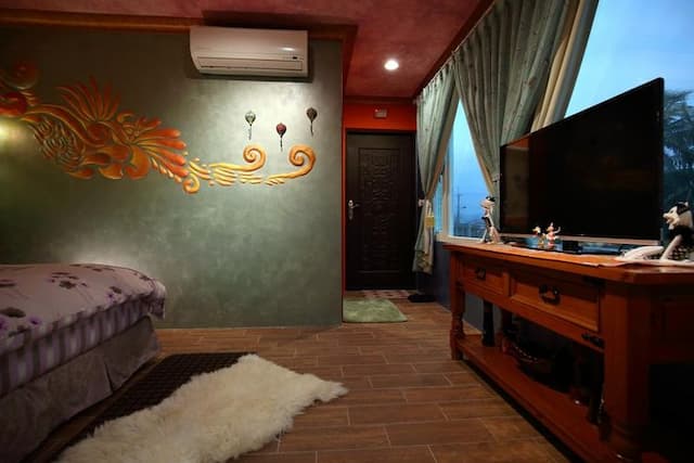 思森活田園民宿｜兒童遊戲區x露台｜享早餐｜預約BBQ-雙人房 (隨機不挑房)-2