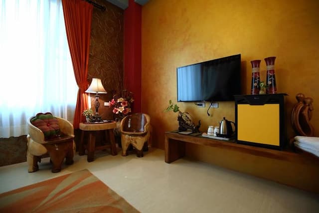 思森活田園民宿｜兒童遊戲區x露台｜享早餐｜預約BBQ-雙人房 (隨機不挑房)-8