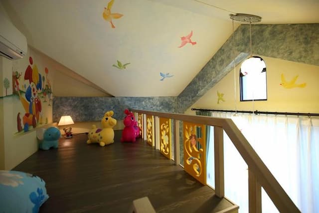 思森活田園民宿｜兒童遊戲區x露台｜享早餐｜預約BBQ-四人房 (隨機不挑房)-6