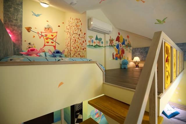 思森活田園民宿｜兒童遊戲區x露台｜享早餐｜預約BBQ-四人房 (隨機不挑房)-4