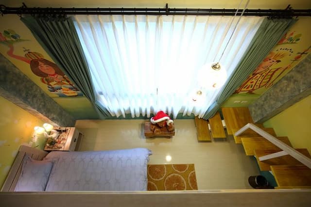 思森活田園民宿｜兒童遊戲區x露台｜享早餐｜預約BBQ-四人房 (隨機不挑房)-7