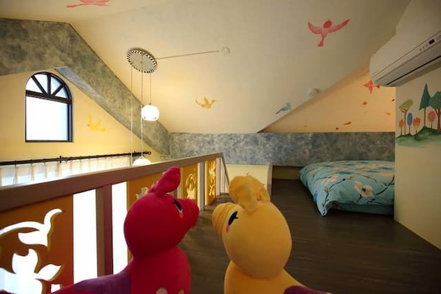 思森活田園民宿｜兒童遊戲區x露台｜享早餐｜預約BBQ-四人房 (隨機不挑房)-5