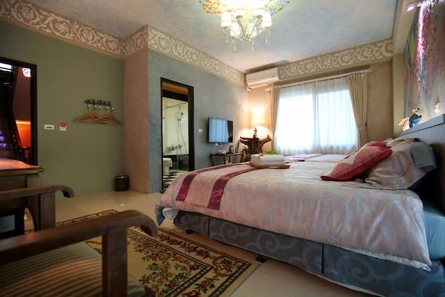 思森活田園民宿｜兒童遊戲區x露台｜享早餐｜預約BBQ-田園日記 四人房-2