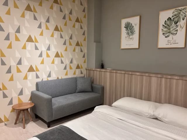 北歐小幸福｜鄰近台南火車站-歡樂北歐四人房-10