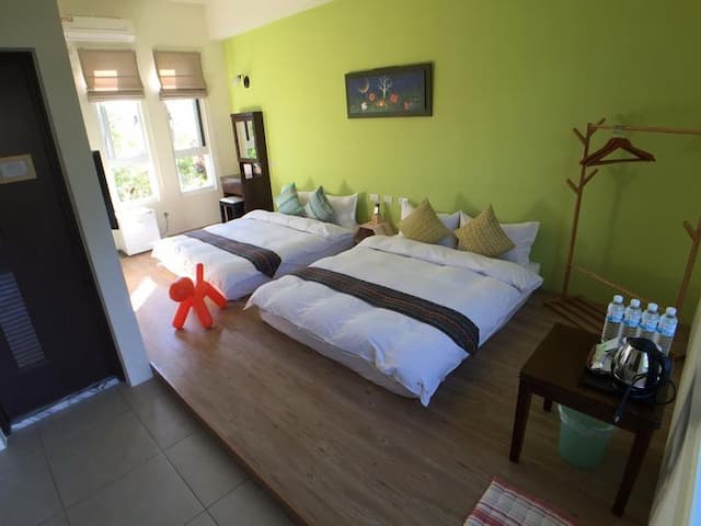 메이정 비앤비 Mei Jung B&B-Green View Quadruple Room-4