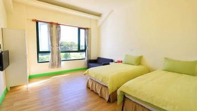 墾丁夏綠地民宿｜墾丁國家森林遊樂區旁-復古雙人套房│雙床-5