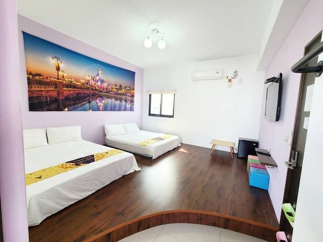 Penghu Xixia Bed and Breakfast-Quad room-1