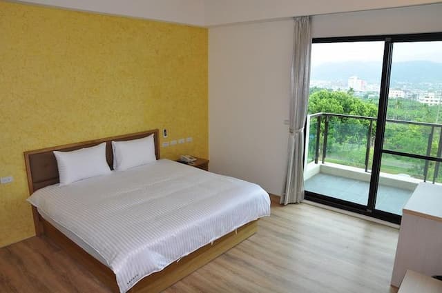 南投休閒農場 一峸一宿-山景雙人房(302)-1