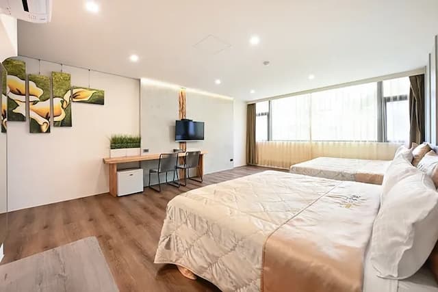 日月潭湖景渡假旅店-溫馨四人房-6