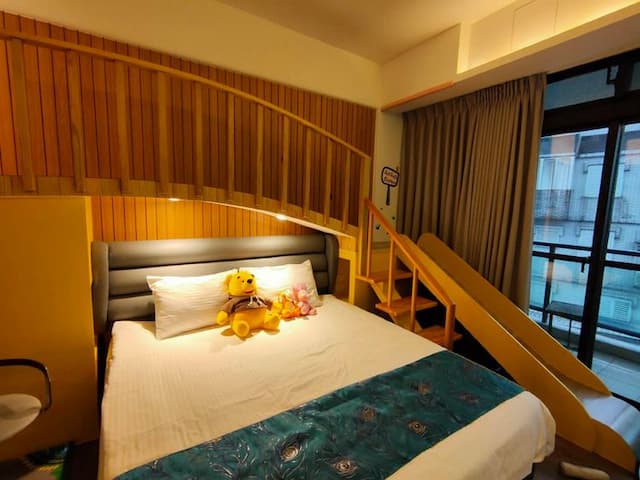 Wujie Childlike B&B-Mountain View Large Triple Room with Bathtub-Winne-4