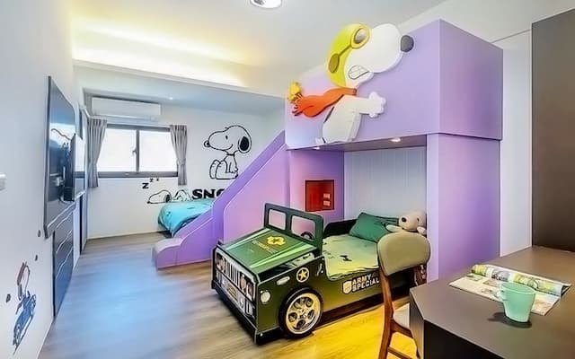 Wujie Childlike B&B-Quad Room-Snoopy-3